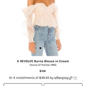 X REVOLVE Burna Blouse in Cream
House of Harlow 1960